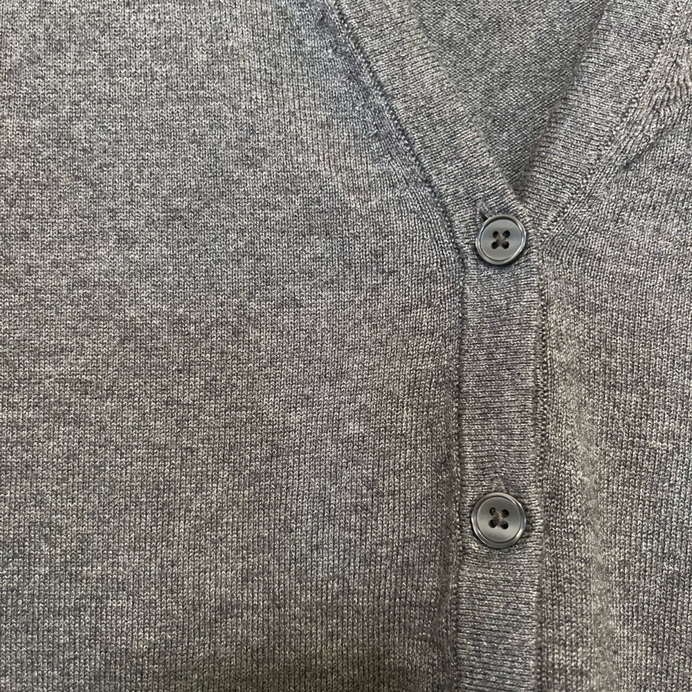 Banana Republic Charcoal Cardigan Sweater - Picture 3 of 5